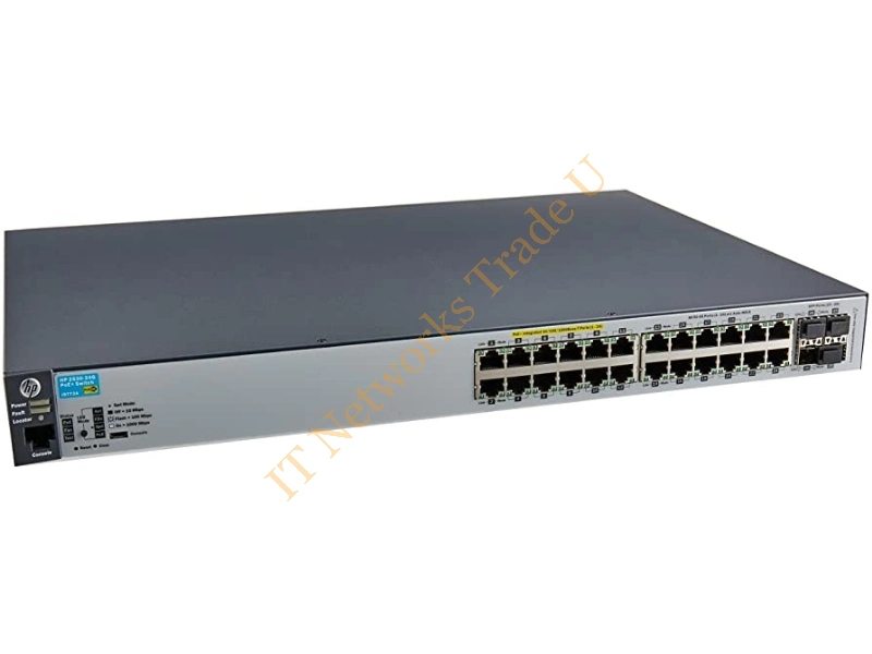 J9773-61001 HP 2530-24G 24-Port x PoE+ 4 x Slot +10/100/1000Base-T PoE-Port Rack-Mountable Network Switch