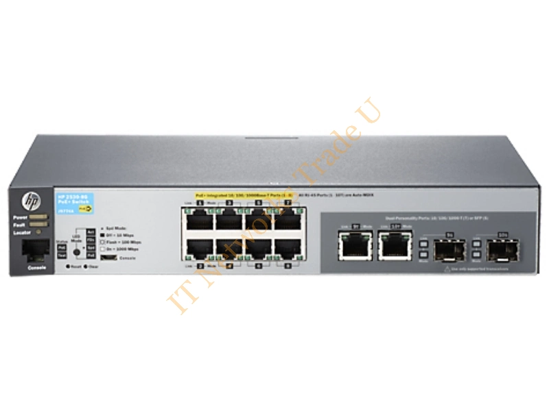J9774A#ABB - Hewlett Packard Enterprise Aruba 2530 8G PoE+ Managed network switch L2 Gigabit Ethernet (10/100/1000) Power over Ethernet (PoE) 1U Grey