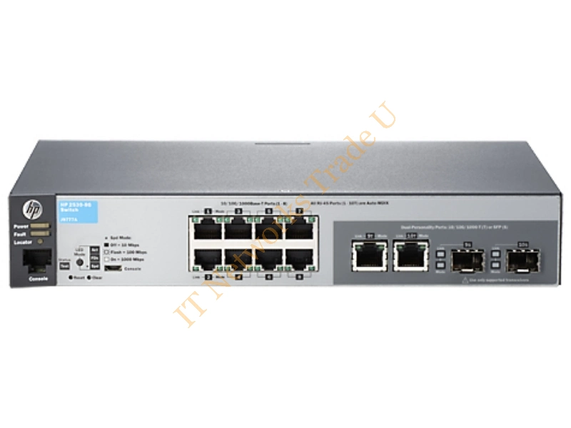 J9777A#ABB - Hewlett Packard Enterprise Aruba 2530-8G Managed network switch L2 Gigabit Ethernet (10/100/1000) 1U Grey