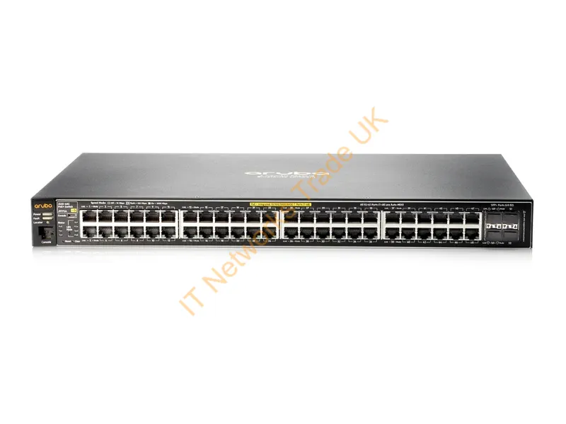 J9778A HP ProCurve 2530-48-PoE+ 48-Ports 48 x 10/100 + 2 x Gigabit SFP + 2 x 10/100/1000 Managed 1U Rack-Mountable Network Switch