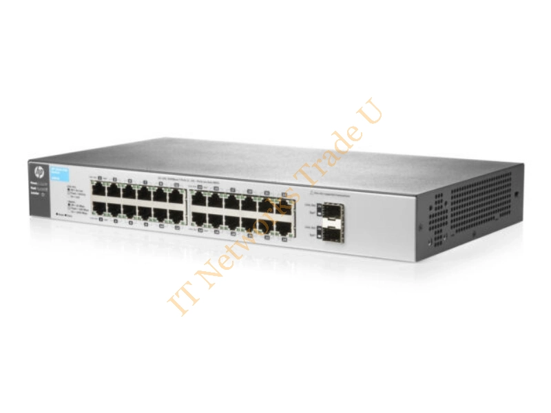 J9803A#ABA HP ProCurve 1810-24G 24-Port 10/100/1000Base-T Gigabit Ethernet Manageable Rack-mountable Network Switch