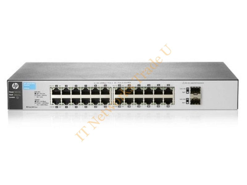 J9803A HP ProCurve 1810-24G 24-Ports Manageable Gigabit Ethernet 10/100/1000Base-T Rack-mountable Network Switch