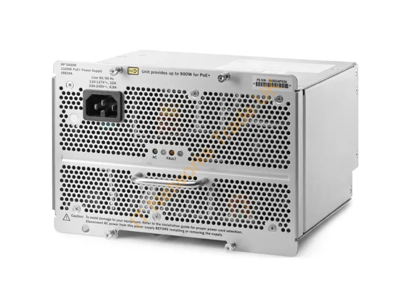 J9829A#ABA - Hpe Aruba Networking 5400R 1100W Poe+ Zl2 Ps Network Switch Component Power Supply