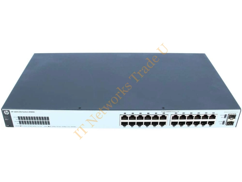 J9980-60001 HP 1820-24G 24-Port 24 X 10/100/1000 Gigabit Ethernet Rack-Mountable Network Switch