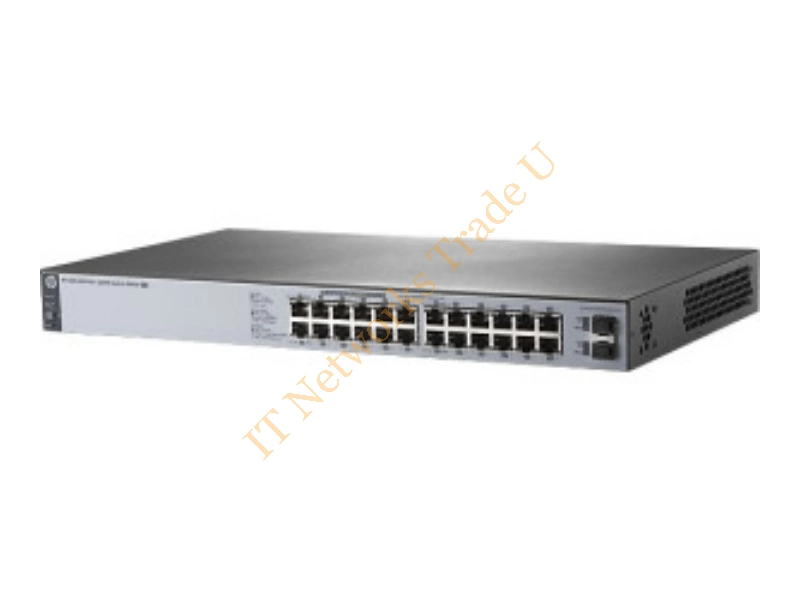 J9983-61001 HP OfficeConnect 1820 24G 24-Ports 12 x 10/100/1000 (PoE+) + 12 x 10/100/1000 + 2 x Fast Ethernet/Gigabit SFP 1U Rack-Mountable Network Switch
