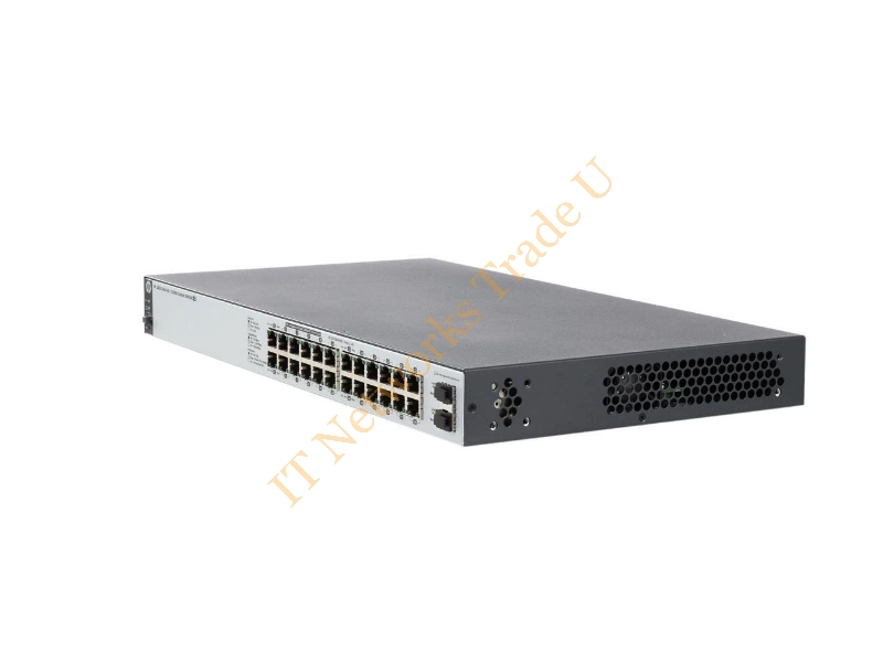 J9983A#ABA HP OfficeConnect 1820-24G-PoE+ 24-Port 10/100/1000Base-T + 2 x 1000Base-X Managed Gigabit Fast Ethernet Rack-Mountable Network Switch