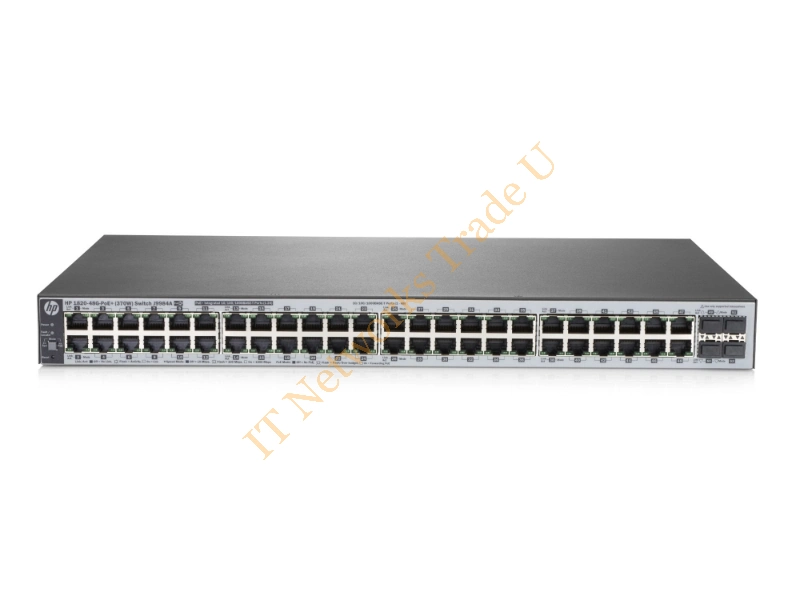 J9984A#ABB - Hewlett Packard Enterprise 1820-48G-PoE+ (370W) Managed network switch L2 Gigabit Ethernet (10/100/1000) Power over Ethernet (PoE) 1U Grey