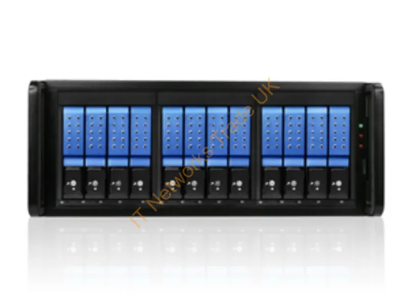 JAGE412HDBL-DE - Istarusa Jage412Hdbl-De Disk Array Rack (4U) Black, Blue