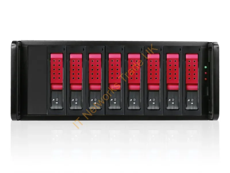 JAGE480HDRD-DE - Istarusa Jage480Hdrd-De Disk Array Rack (4U) Black, Red