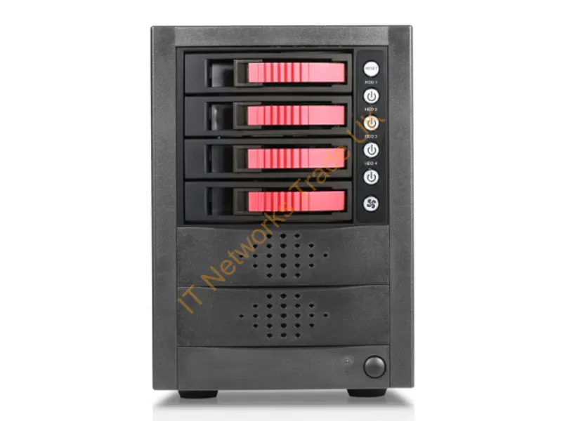 JAGE5BT4HDRD - Istarusa Jage5Bt4Hdrd Disk Array Desktop Black, Red