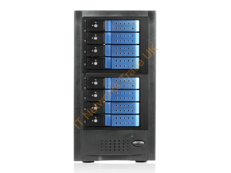 JAGE6BT8HDBL-DE - Istarusa Jage6Bt8Hdbl-De Disk Array Desktop Black, Blue
