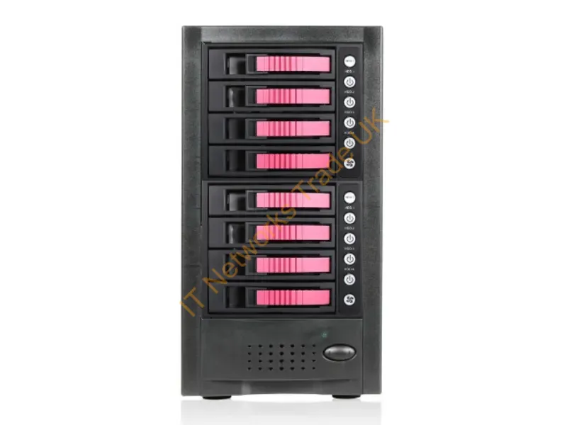 JAGE6BT8HDRD - Istarusa Jage6Bt8Hdrd Disk Array Desktop Black, Red