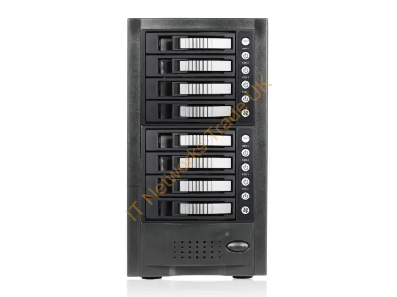 JAGE6BT8HDSL - Istarusa Jage6Bt8Hdsl Disk Array Desktop Black, Silver