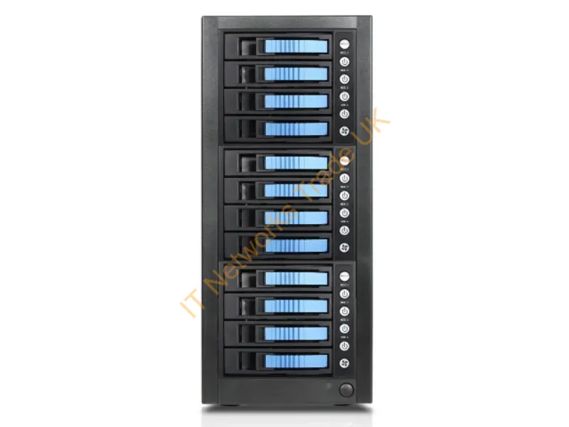 JAGE9BT12HDBL - Istarusa Jage9Bt12Hdbl Disk Array Tower Black, Blue