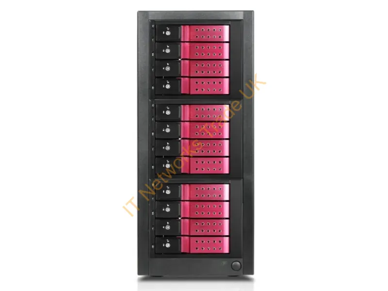 JAGE9BT12HDRD-DE - Istarusa Jage9Bt12Hdrd-De Disk Array Tower Black, Red