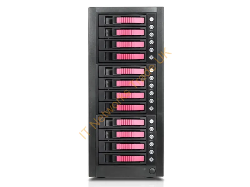JAGE9BT12HDRD - Istarusa Jage9Bt12Hdrd Disk Array Desktop Black, Red