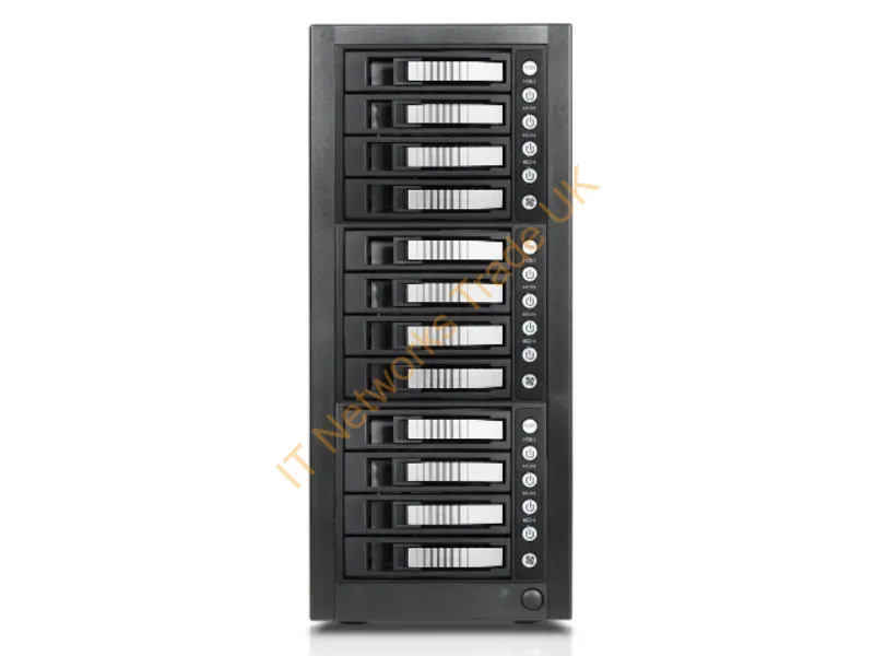 JAGE9BT12HDSL - Istarusa Jage9Bt12Hdsl Disk Array Tower Black, Silver