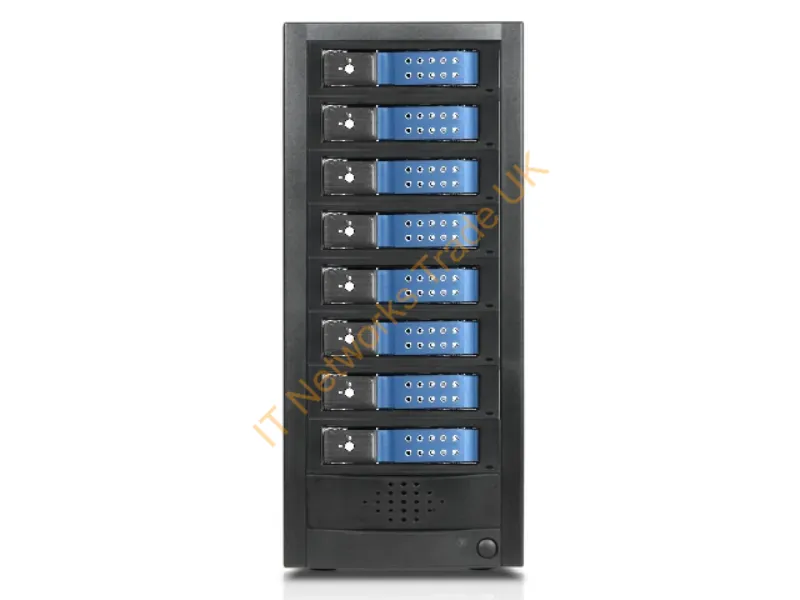 JAGE9BT8HDBL-DE - Istarusa Jage9Bt8Hdbl-De Disk Array Tower Black, Blue