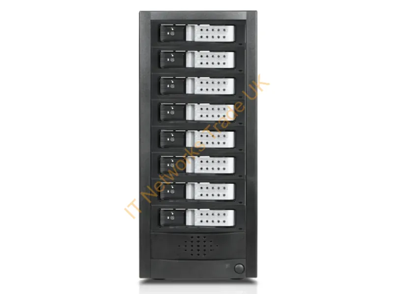 JAGE9BT8HDSL-DE - Istarusa Jage9Bt8Hdsl-De Disk Array Tower Black, Silver