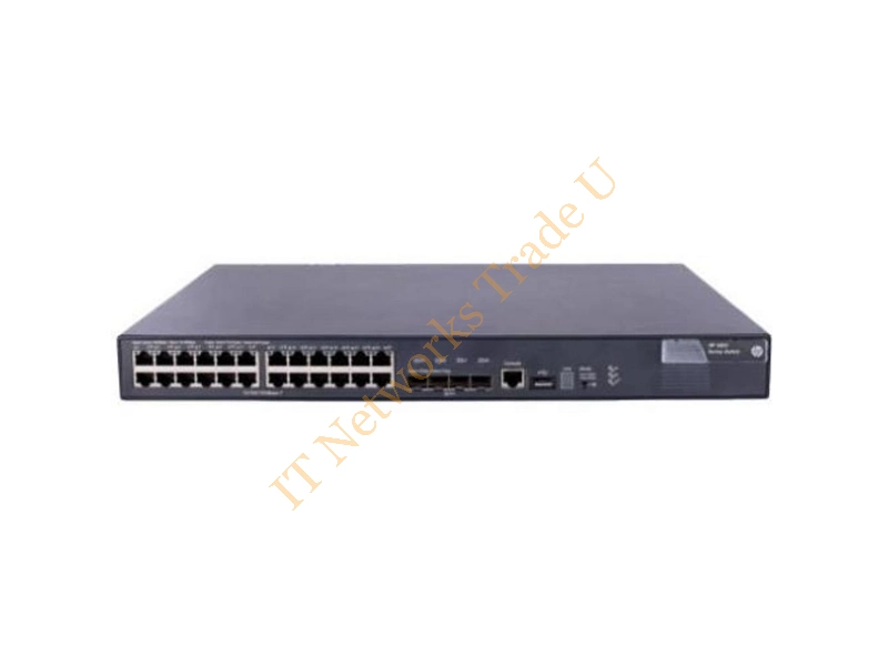 JC100B HP ProCurve 5800-24G 24 x 10/100/1000 + 4 x Gigabit SFP / 10 Gigabit SFP+ Stackable Rack-mountable Layer 3 Network Switch