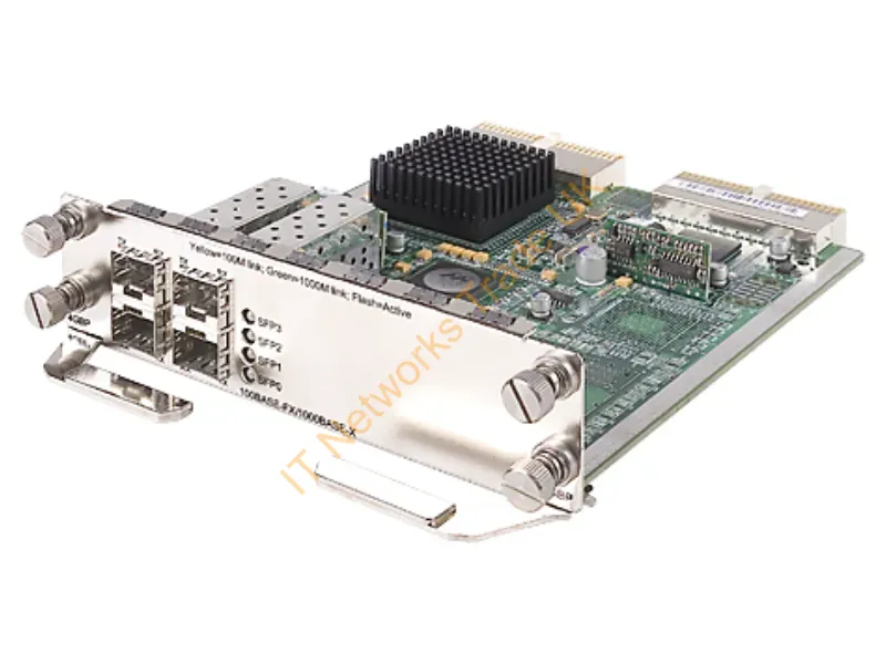JC171A - Hewlett Packard Enterprise 6600 4-port GbE SFP HIM Router Module network switch module Gigabit Ethernet