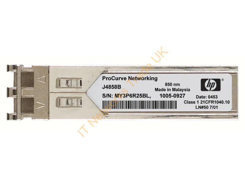 JC876A HP X126 850nm SFP (mini-GBIC) Gigabit Ethernet MMF Transceiver Module