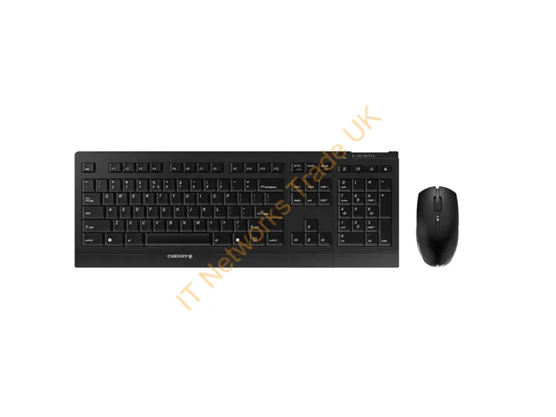 JD-0410EU-2 - Cherry B.Unlimited 3.0 Keyboard Mouse Included Rf Wireless Qwerty English Black
