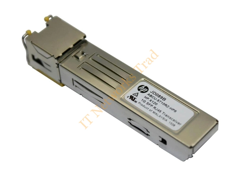 JD089-61201 HP ProCurve X120 1GB/s 1000Base-T RJ45 SFP (mini-GBIC) Transceiver Module