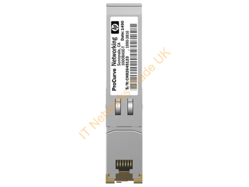 JD089BR HP ProCurve X120 1Gb/s 1000Base-T Copper 100m RJ45 Connector SFP Transceiver Module