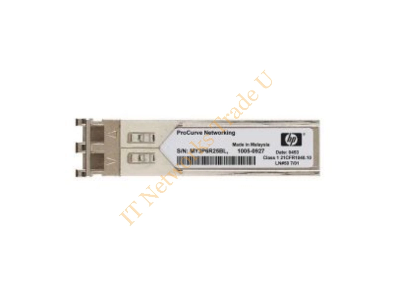 JD098BR HP X120 1.25Gbps Single-mode Fibre 20km TX:1310nm/RX:1490nm LC Connector SFP Transceiver Module