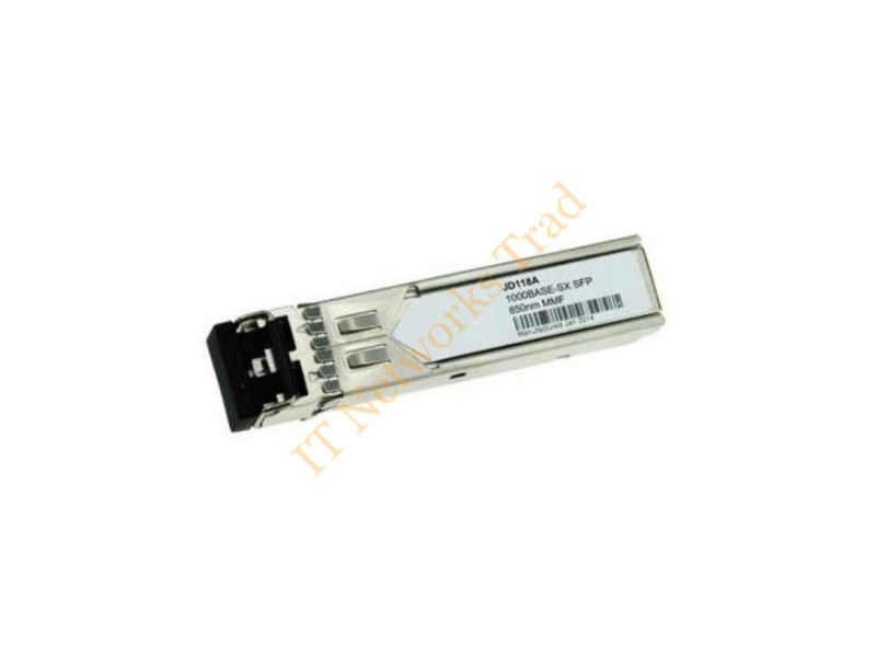 JD118A HP X120 1000Base-SX SFP (mini-GBIC) LC Multi-Mode 850nm Transceiver Module