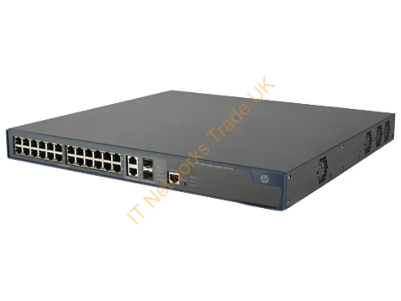 JD313B HP 3100-24-PoE 24-Ports with 2 Gigabit SFP (mini-GBIC) Ports EI Stackable Managed Layer-4 Fast Ethernet Network Switch