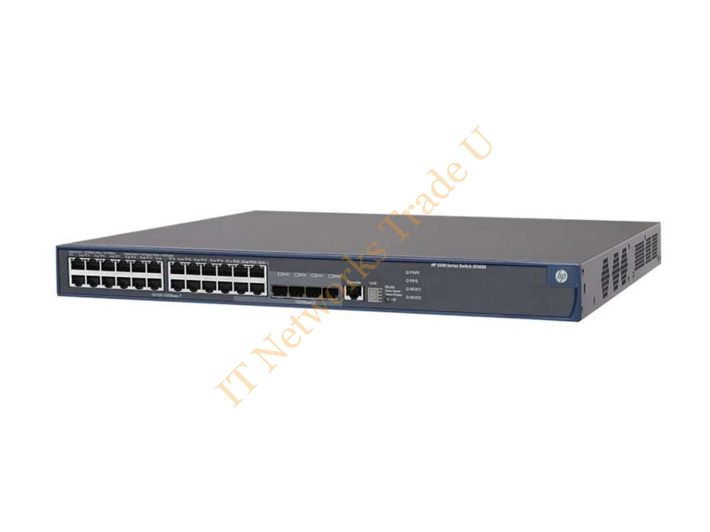 JD369-61101 HP A5500-24g 24-Ports 24 X 10/100/1000 + 4 X Shared SFP Layer-4 Managed Rackmountable Si Network Switch