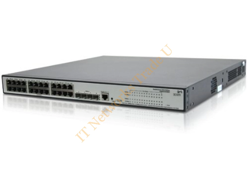 JE008A HP ProCurve V1910-24G-PoE (170-Watts) 24-Ports Managed Gigabit Ethernet Switch with 4 x SFP (empty) 1U Rack-Mountable Network Switch