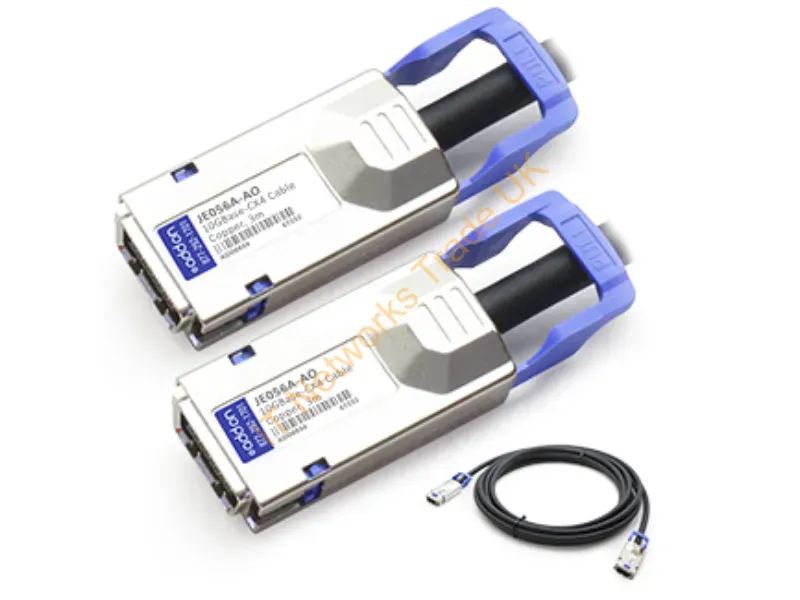 JE056A-AO - Addon Networks 3M, Cx4 - Cx4 Infiniband/Fibre Optic Cable 118.1" (3 M) Black