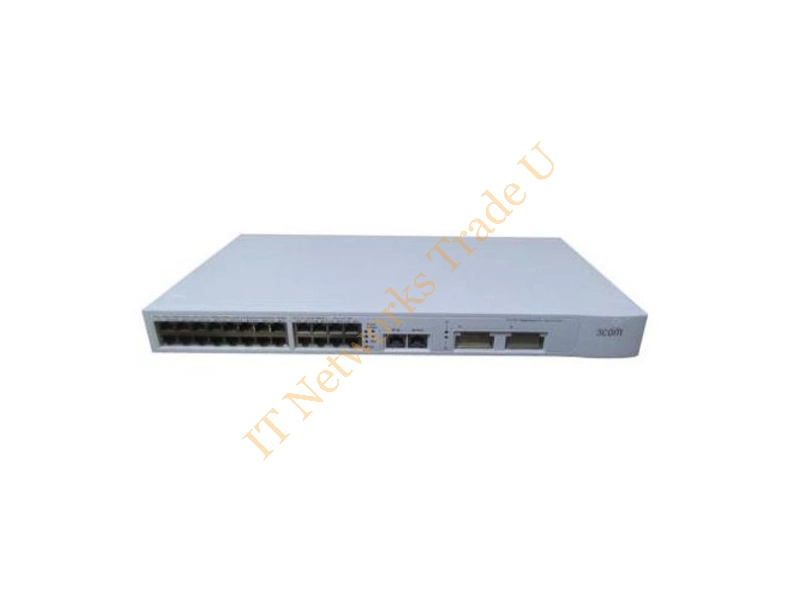 JE893A HP SuperStack-3 4228G 24-Port 24 x 10/100/1000Bast-T + 2 x SFP Managed Stackable Ethernet Network Switch