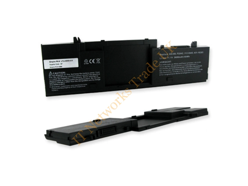 JG168 Dell 42Whr 11.1V 6-Cell Li-Ion Battery for Latitude D420, D430 Laptop Battery