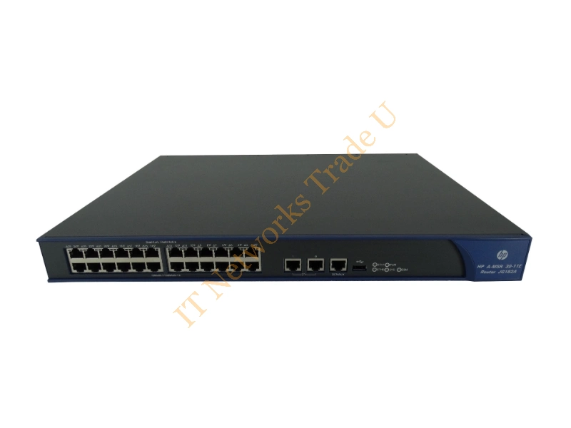 JG182A HP MSR30 11E 24 Port 10/100Base-TX 1U Rack-Mountable Router Switch