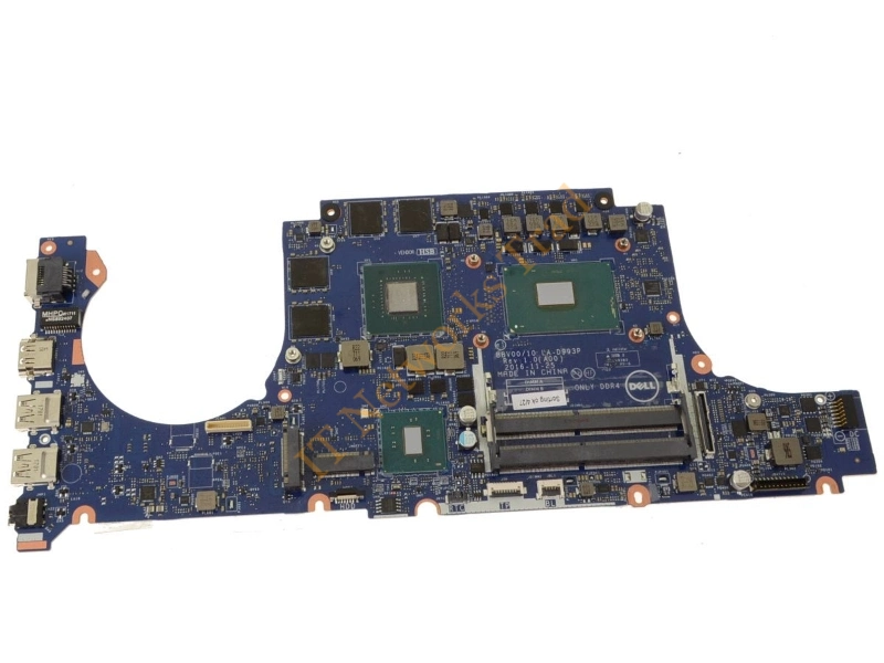 JG23N Dell System Board GTX1050/4GB with Intel I5-7300Hq 2.5GHz CPU for Inspiron 7567 Laptop Laptop Motherboard