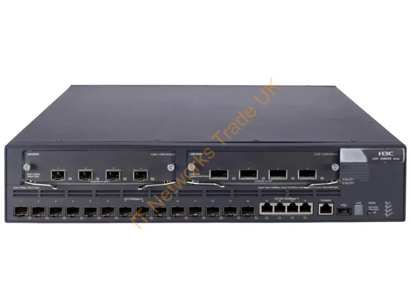 JG243A HP 5820X-24XG-SFP+ 4 Ports Manageable 4 x RJ-45 24 x Expansion Slots 10/100/1000Base-T Rackmountable TAA-Compliant Network Switch