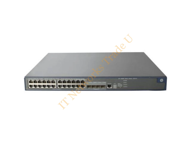 JG250A#ABA HP A5500-24G-PoE EI 24-Port 24 x 10/100/1000 + 4 x shared SFP Gigabit Ethernet Rackmountable Network Switch