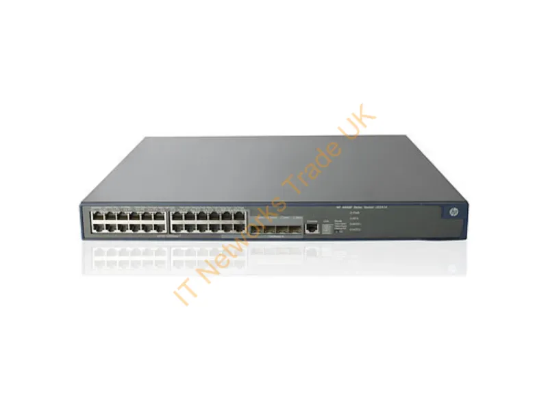JG252A HP 5500-24G-PoE+ 24-Ports 24 X 10/100/1000 + 4 X Shared SFP with 2 Interface Slots Rackmountable PoE Managed Network Switch