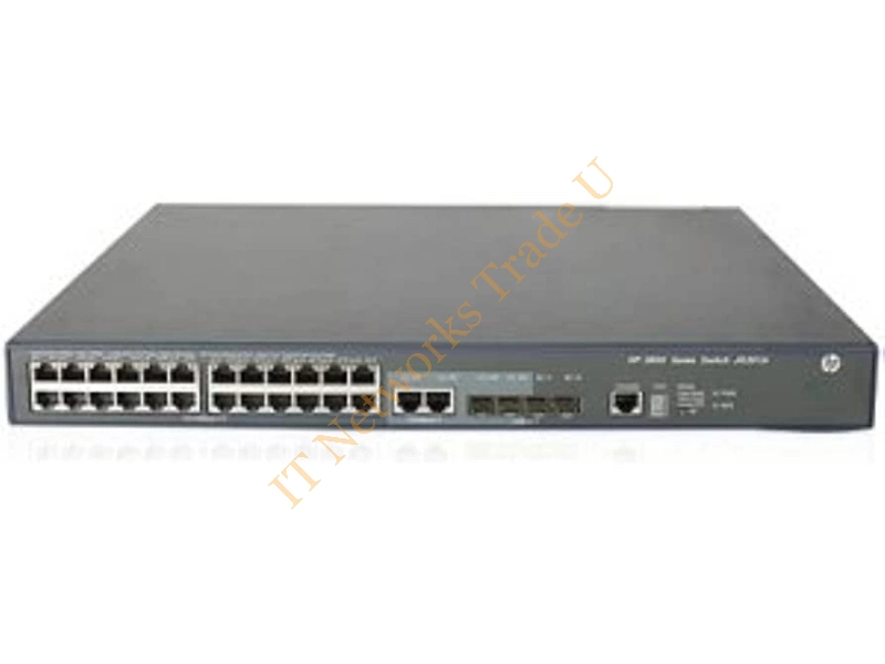 JG301A HP ProCurve 3600-24-PoE+ 24-Ports 100Base-TX 2-Ports 1000Base-T 4-Ports SFP (mini GBIC) Managed Gigabit Ethernet V2 EI Network Switch