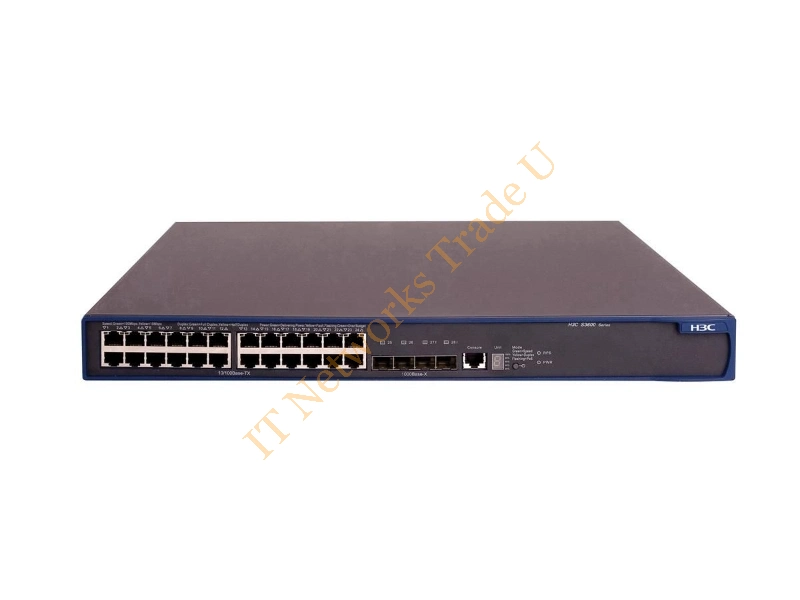JG304-61101 HP 3600 24 V2 24 X 10/100 + 4 X Gigabit SFP + 2 X Shared 10/100/1000 Rack Mountable SI L4 Managed Network Switch