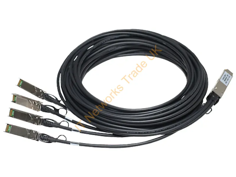 JG330A#0D1 - HPE 40G QSFP+/4 x 10G SFP+ 3m InfiniBand/fibre optic cable QSFP+ 4x SFP+ Black