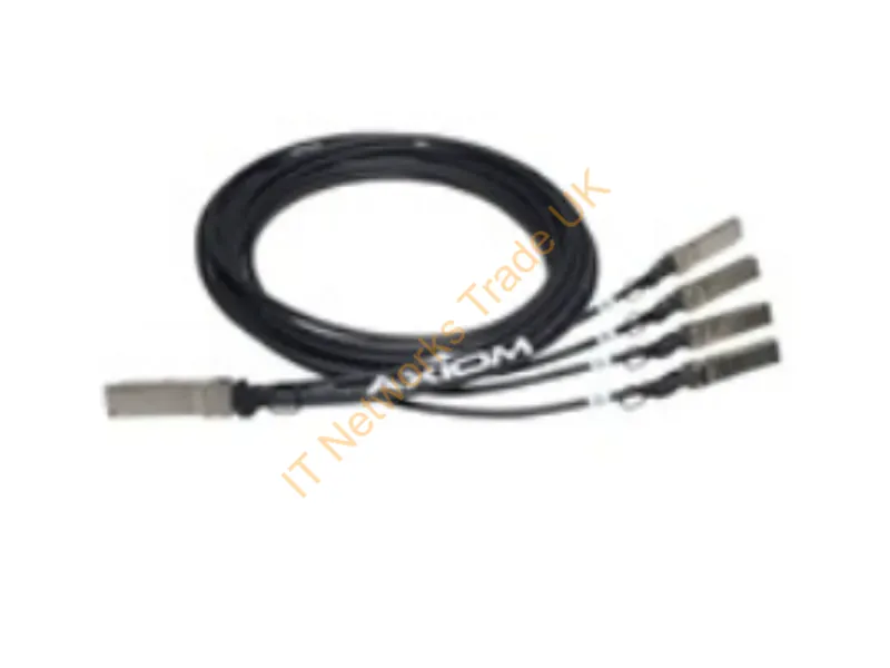 JG331A-AX - Axiom Jg331A-Ax Infiniband/Fibre Optic Cable 196.9" (5 M) Qsfp+ Sfp+ Black