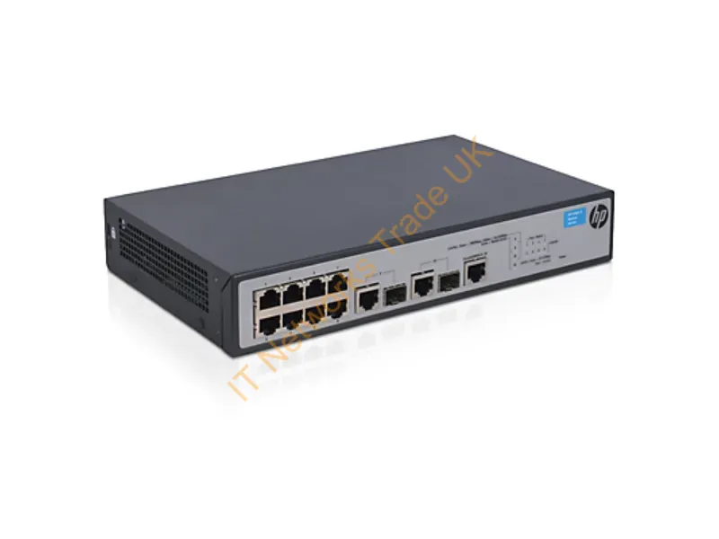 JG536A HP 1910-8 8-Ports 8 X 10/100 + 2 X Combo Gigabit SFP L3 Managed Rackmountable Network Switch