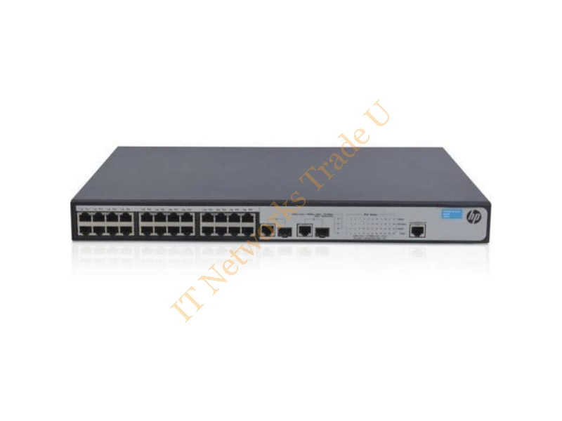 JG539A#ABA HP OfficeConnect 1910-24-PoE+ 24-Port 10/100Base-T + 2 x 10/100/1000Base-T Layer-3 Managed Rack-mountable Network Switch
