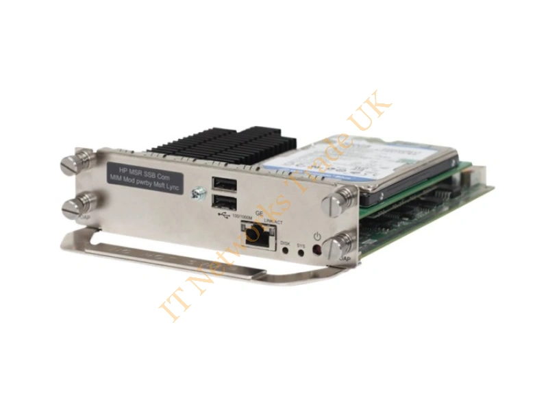 JG587A HP MSR Small Survivable Branch Communication MIM Module powered by Microsoft Lync Networking Accessory