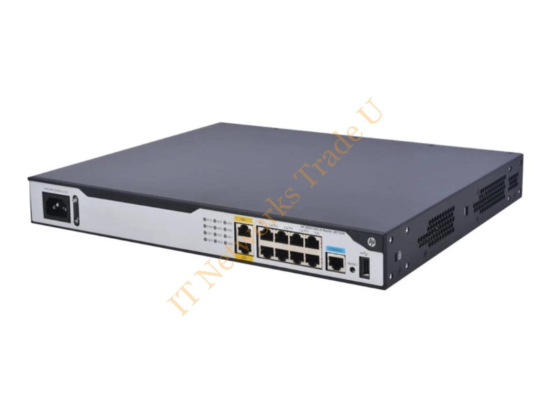 JG875A#ABA HP MSR1002 4-Port LAN 4 x 10Base-T/100Base-TX/1000Base-T RJ-45 100/240V AC 1U Rack-Mountable Router